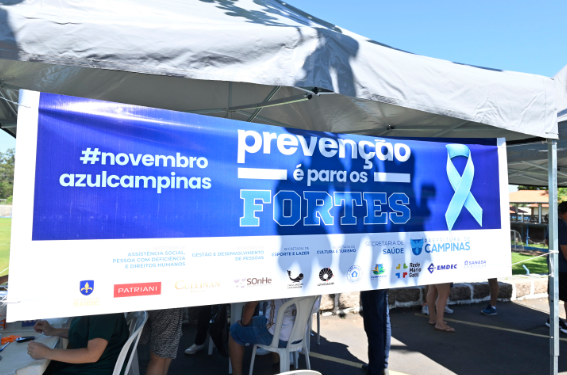 Com o tema "Prevenção é para os Fortes", neste ano o foco do Novembro Azul é a saúde integral do homem - Foto: Eduardo Lopes/PMC