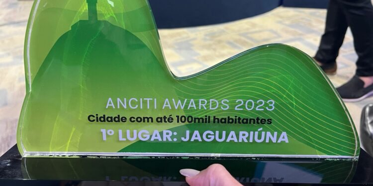 Prêmio Anciti Awards: Jaguariúna alcança primeira colocação - Foto: Divulgação