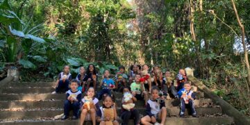 Passeios semanais  das crianças ao Bosque São José: sempre um momento muito especial - Fotos: Divulgação e Kátia Camargo/Hora Campinas