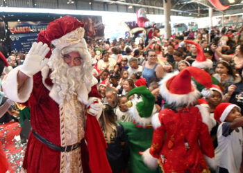 Papai Noel ficará na Ceasa nesta sábado, das 8h ao meio-dia. Foto: Carlos Bassan/PMC