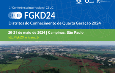 Campinas terá evento internacional sobre Distritos do Conhecimento de Quarta Geração na Unicamp