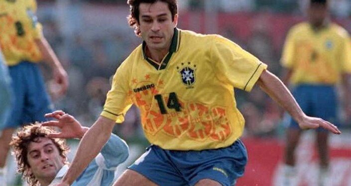 Em 1995, André Cruz foi um dos titulares da defesa brasileira na disputa da Copa América de 1995, sob o comando de Zagallo. Foto: Reprodução