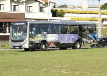A frota atual do transporte público em Jaguariúna é de 17 ônibus e uma van, operados pela concessionária Metrópolis - Foto: Ivair Oliveira/PMJ/Divulgação
