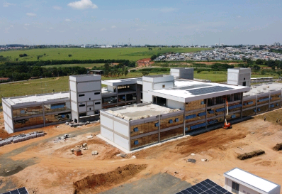 Obras do novo Paço Municipal de Hortolândia estão 80% concluídas