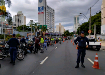 Ação na tarde desta quarta-feira foi realizada nos dois sentidos da avenida Norte-Sul - Foto: Divulgação GM