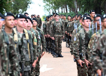 A 11ª Brigada de Infantaria Mecanizada tem novo comandante. Fotos: Carlos Bassan/PMC