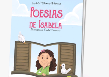 Lançamento do livro de poesias contará com a presença dos pais da menina, Sergio e Gislene. Foto: Reprodução