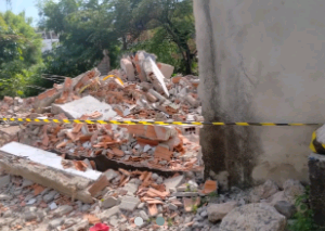 Local tinha sete imóveis em construção, que foram demolidos - Foto: Divulgação