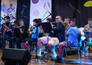 As atividades do Combo Anelo são realizadas através dos projetos Música e Cidadania e Anelo na Comunidade. Foto: Edis Cruz/Divulgação