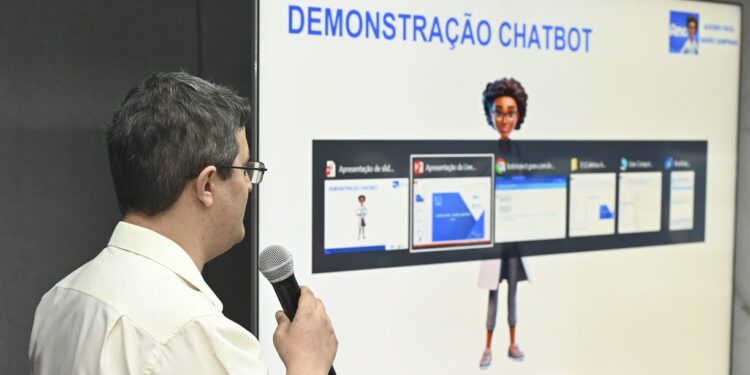 Apresentação da nova ferramenta da saúde. Foto: Rogério Capela/PMC