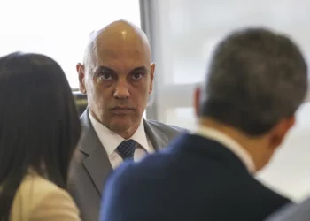 O ministro do STF, Alexandre de Moraes, aparece nas investigações como alvo dos supostos golpistas Foto: Marcelo Camargo/Agência Brasil