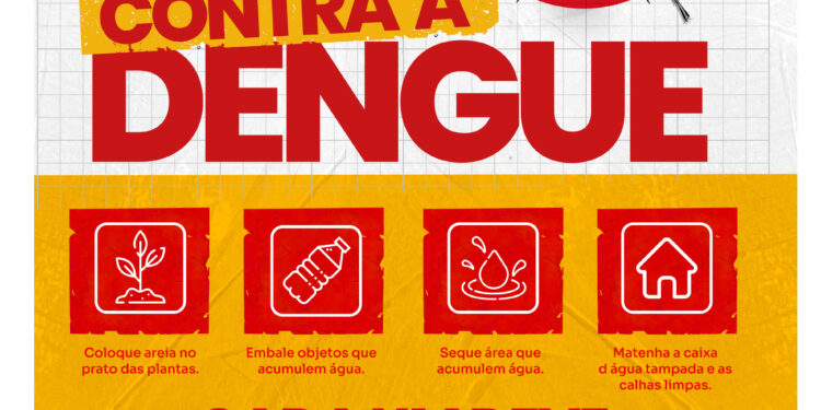 Cartaz usado por prefeituras de todo o País no esforço contra a epidemia - Foto: Divulgação