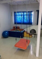 Sala de terapia ocupacional da instituição de Campinas
Foto: Divulgação/Arquivo CESD