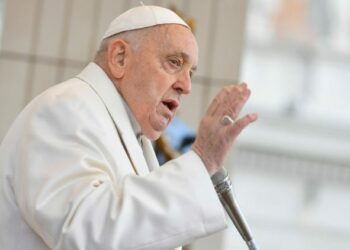 O papa Francisco propôs uma “bandeira branca” das partes para terminar o conflito na Ucrânia. Foto: Vatican News