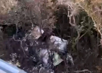 Destroços da aeronave foram encontrados por investigadores da Aeronáutica - Foto: Polícia Militar SP/Divulgação