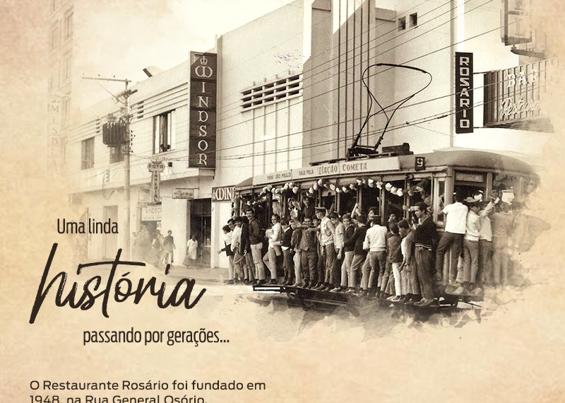 Imagem postada nas redes sociais do Rosário: história vem dos tempos do bonde. Foto: Reprodução