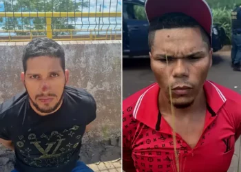 Rogério da Silva Mendonça e Deibson Cabral Nascimento foram presos a 1,6 mil quilômetros de distância do presídio de segurança máxima. Foto: Polícia Federal