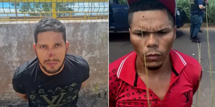 Rogério da Silva Mendonça e Deibson Cabral Nascimento foram presos a 1,6 mil quilômetros de distância do presídio de segurança máxima. Foto: Polícia Federal