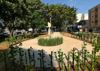 Nova praça do Jardim Proença, em Campinas, inaugurada neste sábado, 13 de abril - Foto: Carlos Bassan/Divulgação PMC