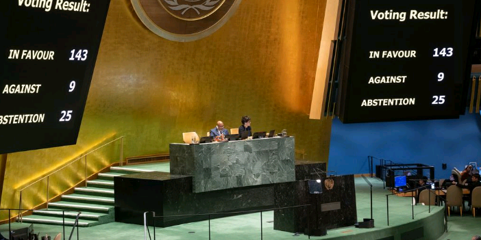 Assembleia Geral da ONU concede novos direitos à Palestina