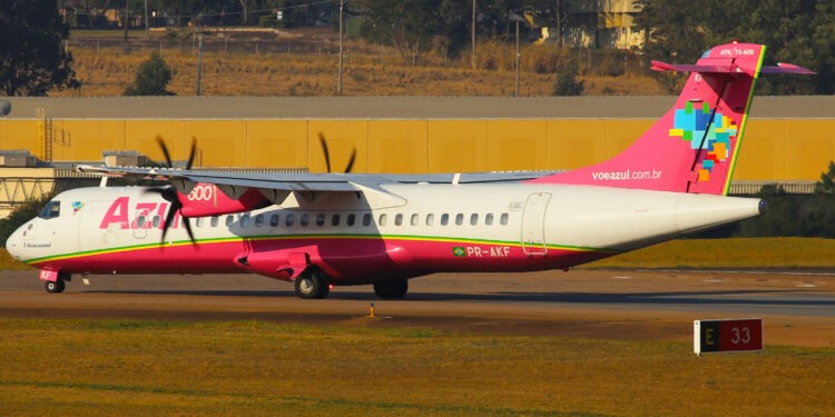 As rotas serão operadas com aeronaves ATR, com capacidade para até 70 passageiros. Foto: Divulgação