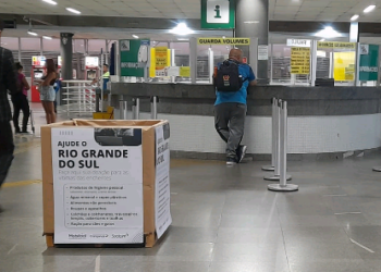 Rodoviária de Campinas tem ponto de arrecadação de doações ao RS