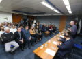 O prefeito Dário Saadi anuncia o novo sistema de pagamento de tributos e taxas. Foto: Adriano Rosa/PMC