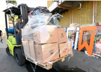 Dalben doa 8 toneladas de alimentos para envio a famílias no RS