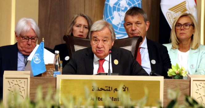 Guterres apela por rápida implementação de cessar-fogo e libertação de reféns em Gaza