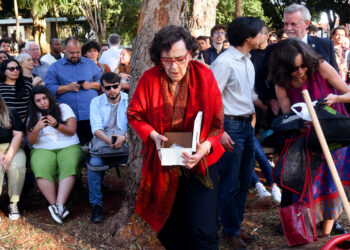 Cerimônia deposita cinzas de Conceição Tavares em bosque da Unicamp