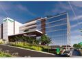 Layout da fachada do NOS que vai totalizar 17,8 mil m² de área coberta + estacionamento
Unimed Campinas - divulgação