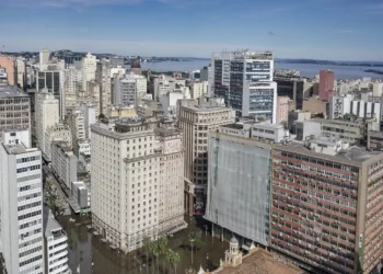 Em Porto Alegre, capital do estado, chuvas afetaram 22% do território. Foto: Rafa Neddermeyer/Agência Brasil