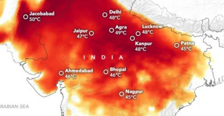 Calor extremo deixa 62 mortos no norte da Índia