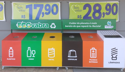 Programa unifica coleta seletiva nas lojas do Covabra
