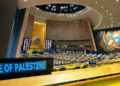 Atualmente a Palestina tem status de Estado Observador nas Nações Unidas e senta-se no fundo do salão da Assembleia Geral - Foto: UN Vídeo