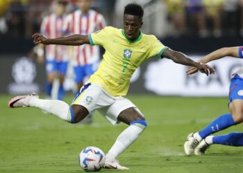 Vinicius Júnior marcou dois gols - Foto: Rafael Ribeiro/CBF