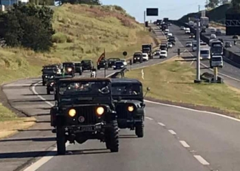 Comboio de viaturas militares históricas desfilará pelas ruas de Campinas