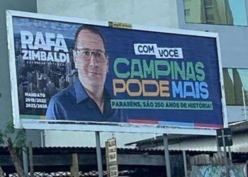 Justiça Eleitoral determina que pré-candidato Rafa Zimbaldi retire outdoors