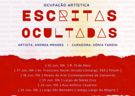 Projeto Escritas Ocultadas ocupa região central de Campinas