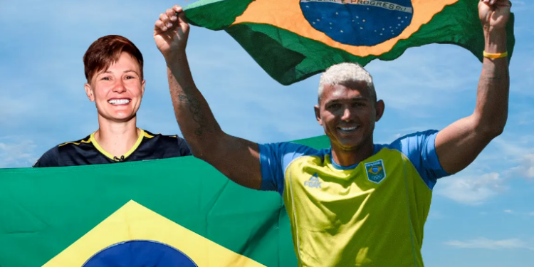 Isaquias Queiroz e Raquel Kochhann serão os porta-bandeiras do Brasil na Cerimônia de Abertura de Paris