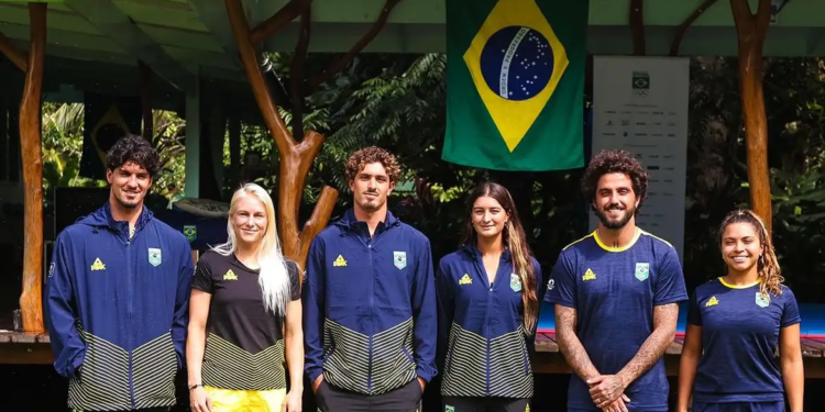 Equipe brasileira de surfe é a maior nos Jogos Olímpicos de Paris