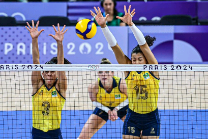 Vôlei feminino estreia com vitória tranquila sobre o Quênia em Paris