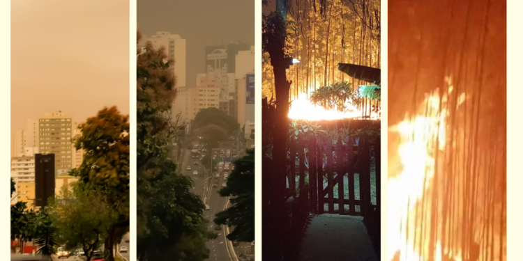 Tempestade de areia e megaincêndio no Campo Grande fecham o sábado em Campinas
