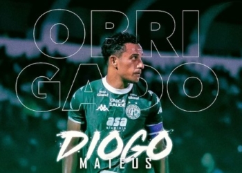 Diogo Mateus se despede do Guarani após quatro temporadas e 114 jogos