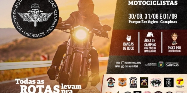 Encontro de motociclistas reúne atrações no Parque Ecológico até domingo