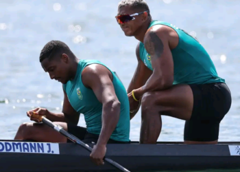 Canoagem: Isaquias e Jacky terminam prova C2 500m fora do pódio