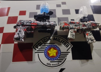 Brincadeira perigosa: PM alerta para uso de armas de bola de gel