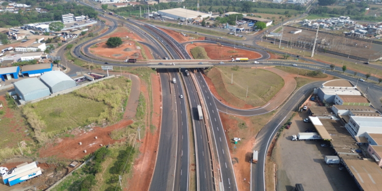 Novo trecho da marginal da Rodovia Zeferino Vaz e alças do ‘Laranjão’ serão liberadas