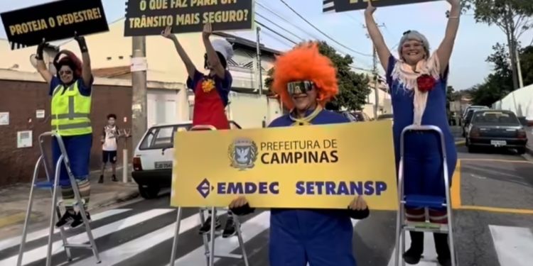 Esquetes conscientizam sobre cultura de paz no trânsito
