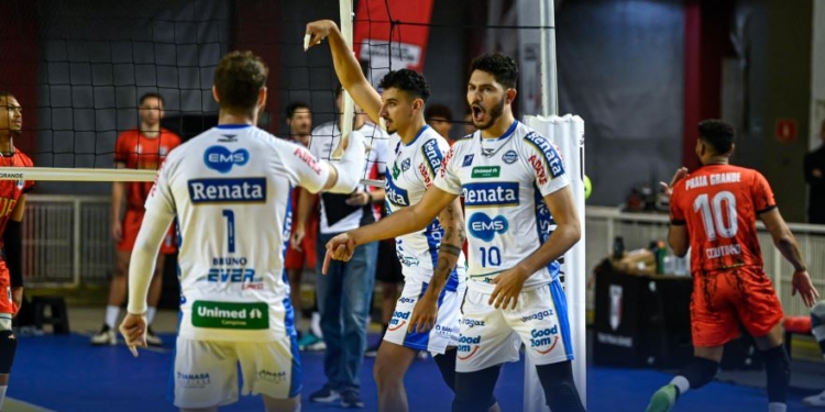 Vôlei Renata mira mata-mata do Paulista antes do início da Superliga Masculina